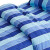 沸耐笙 FNS-03537 宿舍三件套棉被加厚床单被褥枕套 蓝条[棉面料] 夏季款1.0床[含夏凉被] 套