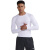 2XUCore系列男士健身跑步马拉松运动训练高弹紧身长袖压缩衣 白色白色反光 S
