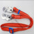 全身电工安全带国标爬电杆电力双保险带户外专用安全腰带 红色电工双小钩腰带+2米绳子