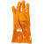 兰浪 U8728 PVC防护手套 工业劳保 耐油防化劳保耐酸碱 颗粒防滑手套 100双 /箱 黄色 l 