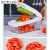 订制厨房切丁神器切洋葱神器切块丁粒切水果神器切菜机商用切豆腐 粉红色