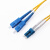 绿联（UGREEN）电信级光纤光缆 LC-SC OS2单模双芯跳线 成品网络连接线 NW218 3米/根	