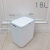 定制智能垃圾桶感应式客厅厨房卫生间创意自动带盖电动垃圾桶大号 E型10升电池款橄榄绿(一键开盖+ 10L