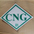 汽车CNG标识贴反光标识LNGLPG标签贴膜燃气车反光标志1228车贴 LPG大号2张