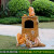 卡通动物果皮箱摆件园林玻璃钢装饰雕塑景区垃圾桶创意幼儿园户外 HY1106B松鼠光滑树桩款