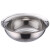 海斯迪克 HKxy-97 清洁不锈钢食堂儿童多用餐盆 厚无磁斜边汤碗盆 厨房洗菜盆22cm（1个）