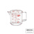 ASVEL 日本带刻度克度杯塑料毫升计量杯烧杯耐热量筒烘焙量杯 200ml柱形量杯