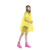 一次性雨披球型雨衣 时尚便携料pe无袖雨披 户外旅游雨衣定制 黄色 成人均码