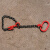 卸钢筋专用吊具捆绑自锁吊链吊钢筋链条钢管圆钢捆绑吊车装卸吊链 3吨4米(锰钢链条)