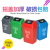星工（XINGGONG） 垃圾桶 分类垃圾桶翻盖卫生桶大号厨房摇盖户外环卫桶商用 灰色100L