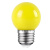 星期十 彩色灯泡led灯螺口小球泡E27LED黄色球泡3W 定制