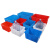 工品库（GONGPINKU）周转分拣箱 长方形塑料水箱 海鲜水产养殖箱 蓝色200款外径810*600*580mm无盖