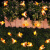 京云灿太阳能灯串闪烁彩灯户外防水花园水滴led彩灯蜜蜂-12米100灯