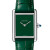 卡地亚（Cartier）【520礼物】手表女 TANK坦克系列石英机芯罗马刻度瑞士女士腕表 大号绿色WSTA0056