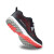 代尔塔301301网面聚氨酯运动款低帮安全鞋黑红色44码1双装