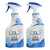 洁而亮 JRL102  玻璃清洁剂 多功能浴室清洗剂 除垢去污剂 玻璃水 500ml*2瓶
