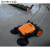 手推式扫地机无动力清扫车配件齿轮刷子主轮子传送带集尘板箱 980标准版扫地车