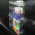 超市前台立式口香糖薯片架避孕套槟榔牛奶展示架加宽加高透明架子 立式展示架二层 格子内宽7.4左右31厘米