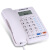 中诺（CHINO-E）家庭家用办公室有线座机黑白色高清LED屏时尚商务电话机C199 白色