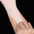 海斯迪克 HKqy-71 一次性乳胶手套 无粉检查橡胶防护手套 一次性乳胶手套（L码无粉） 