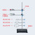 铁架台固定架不含配件铁三环蝴蝶十字夹烧瓶夹冷凝管夹德式十字夹 十字夹