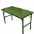 工品云超 半折叠作业桌户外餐桌作业桌便携式钢桌【120*60*75cm】不含椅子
