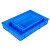 分类方盘浅盘长方形分类盆分类盘周转箱塑料托盘面包盒子零件箱 11号方盘蓝色___225*165*29mm