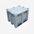 塑料卡板箱特大号工具箱叉车塑料物流箱超大箱式塑料托盘 蜂窝板折叠循环储物汽配箱 网格1200*1000*760蓝色