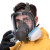 防毒面具全面罩喷漆面罩防毒气工业化工气体异味粉尘打农呼吸器 3号滤毒盒一对