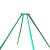 罗德力 金属支撑架固定器 镀锌钢管绿色树木防风 50管*厚度1.2mm长2.5m四角+抱箍