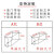 谋福 手机存放柜 管理工厂员工手机亚克力透明储物柜【B款-9门小格（10*5*18CM）带卡槽】