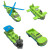 贝木惠（beimuhui）美国光华百变海陆空拼装玩具积木磁力-3岁-5儿童6岁男 百变海陆空1代+3代套装