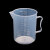 RICH LAB 食品级塑料量杯250 500 1000ml 2L 5L烘焙奶茶加厚家用PP刻度烧杯 500ml