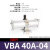 增压阀VBA10A02气体增压泵VBA20A03储气罐20L38LVBA VBA40A-04 无配件