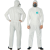 Ansell微护佳M3000防护服连体全身化学生化实验防酸碱防尘劳保服喷漆化工轻型防化服 M2000白色防护服（不含其他） XL