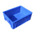 零件盒周转箱物料盒收纳盒螺丝配件箱塑料盒胶框五金工具盒长方形 30号箱特厚435*270*125蓝色