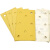 长方形干磨砂纸8孔3+2+3方形砂纸95*180mm黄砂植绒打磨砂纸片 240#一盒100张