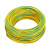 铸固 黄绿双色接地线BVR 多股软铜线阻燃装修光伏板接地电线 软线2.5平方10米长