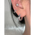 FPB欧泊石耳圈耳环女小众设计感耳饰2024新款纯·银纯·银针耳钉耳扣 欧泊石耳圈一对