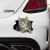优诺莱汽车贴纸遮划痕创意个性3D立体小猫可爱搞怪猫咪 3D猫贴12*9厘米单张