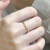 日韩莫比乌斯环戒指小众气质越南沙金扭纹素圈指环戒子不掉色女 标准 标准