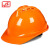 飞迅免费印字 飞迅国标加厚ABS安全帽工地施工男建筑工程监理头盔定制logo印字 橙色  V型透气ABS