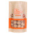 干果包装袋红枣核桃通用开窗牛皮纸袋坚果瓜子零食密封自立袋 橙色 2130底4cm