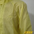 CESK夏季款短袖上衣立领拉链短款短袖夹克洁净无尘服防尘静电衣厂服 黄色 XL
