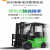 杭州电动叉车四轮座驾式1吨2吨3吨小型叉车锂电池搬运堆高用 黑色1.5吨锂电池举升3.6米
