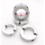 定制适用固定环分离型 光轴固定环夹紧环 夹轴器轴套轴承固定环限 铝分离-内径40MM（40*70*18