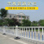 澳颜莱市政道路交通护栏围栏马路安全栅拦隔离锌钢城市公路护栏 高0.6米/每米  每三米带一