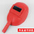 佳护 半自动手持式电焊面罩氩弧焊焊工面罩防飞溅防护面具电焊帽 红色塑料：半自动面罩