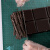 展厨黑白巧克力排块大板块商用烘焙专用块砖红色蛋糕淋面原料代可可脂 巧克力砖 绿色（哈密瓜） 盒装 1kg