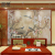 蓝鱼（LANYU）新中式花鸟梅花3D电视背景墙壁纸墙纸客厅卧室墙布尺寸定制壁画 凹凸触感-5D壁画